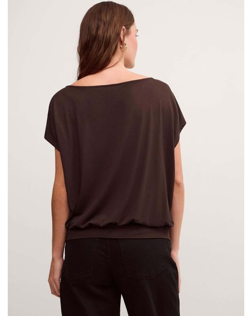 Monsoon Brown Dilly Jersey Top