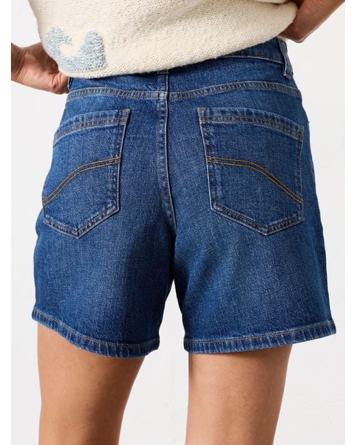 FatFace Blue Fatface Elsham Denim Shorts
