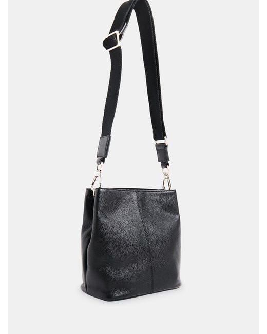 Whistles Black Dion Bucket Bag
