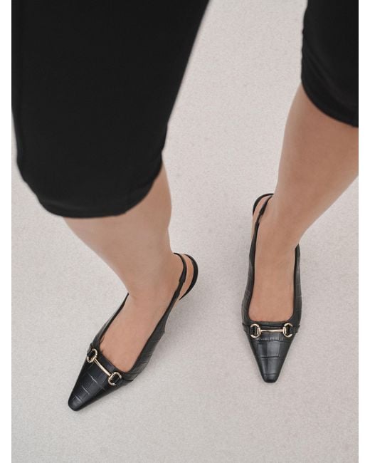 Next Natural Forever Comfort Chisel Toe Slingback Heels