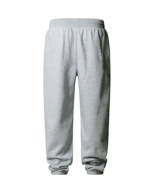 The North Face Gray Essential Relaxed Straight Leg Joggers for men