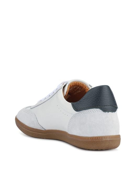 Jones Bootmaker White Artea Leather Trainers