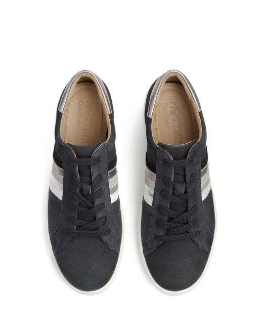 Hotter Black Switch Turnschuhe Zum Schnüren