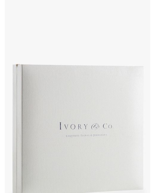 Ivory & Co. Natural Imperial Crystal Teardrop Necklace