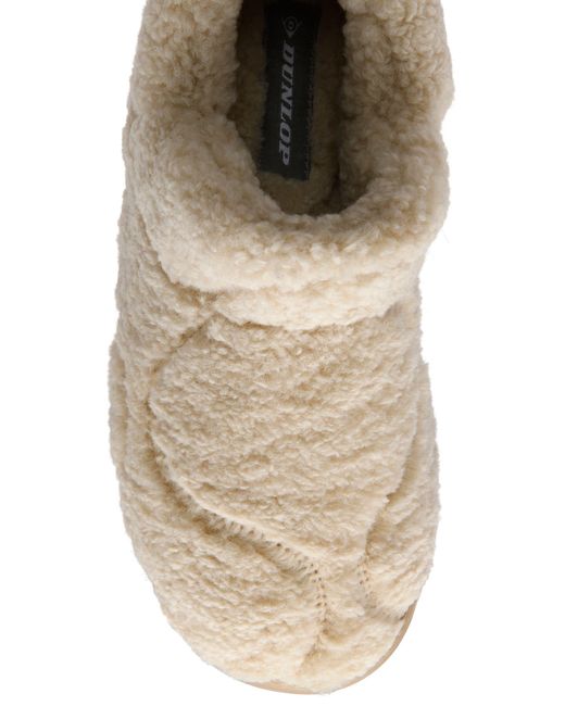 Dunlop Natural Fur Bootee Slippers