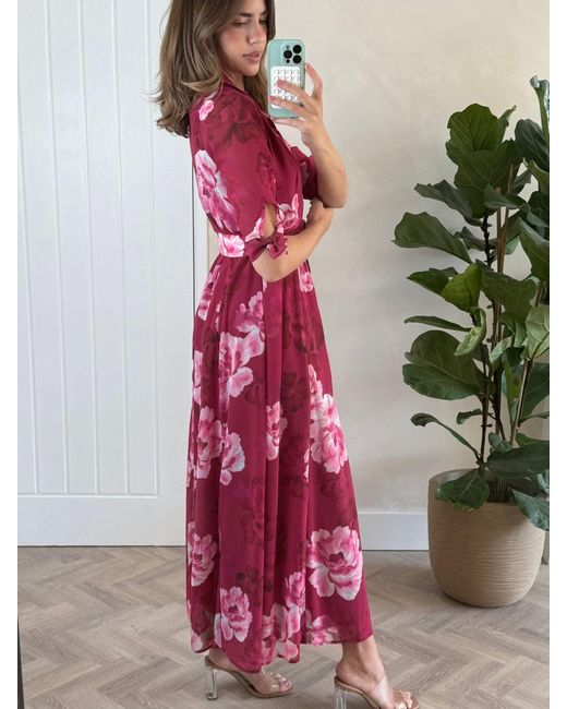 Style Cheat Multicolor Daphne Belted Shirt Dress