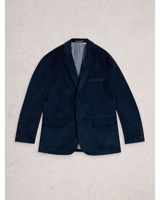 White Stuff Blue Suit Jacket for men