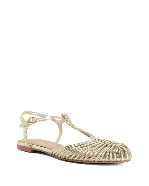 Dune White Harmoni Ballet Sandals