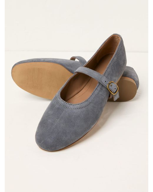 FatFace Gray Fatface Mary Jane Pumps
