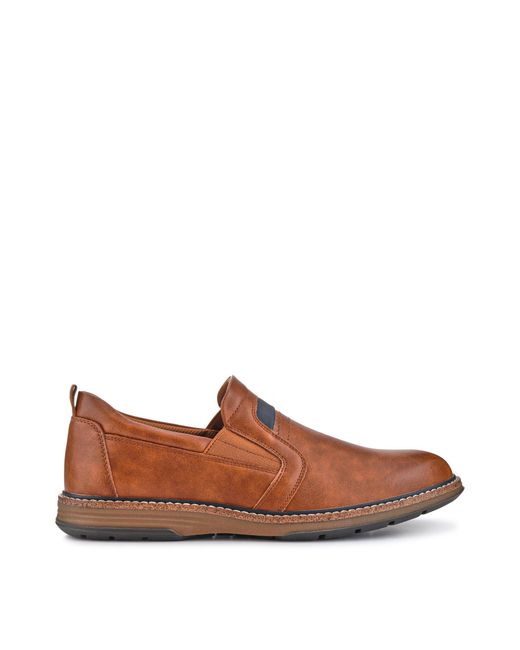 Pavers Elastische Slipper, Breite Passform in Brown für Herren