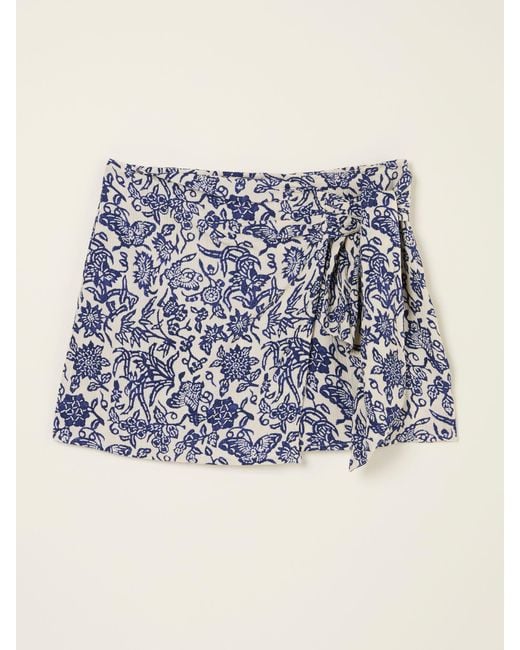 FatFace Blue Fatface Beachwear Skort