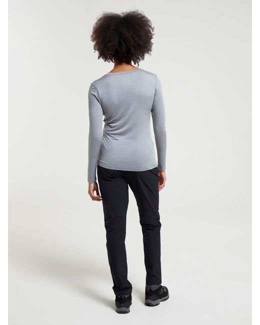 Mountain Warehouse Gray Keep The Heat Quick Drying Thermal Top