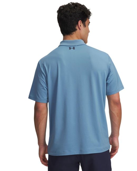 Under Armour Blue Matchplay Polo Shirt for men
