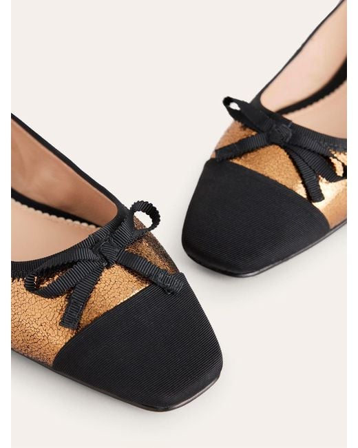 Boden Blue Toe Cap Ballet Flats