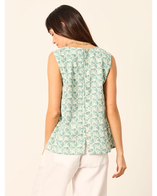 FatFace Green Fatface Etta Cami