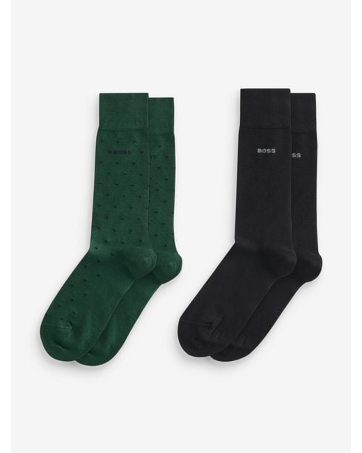 Boss Green Logo Socks 2 Pack for men