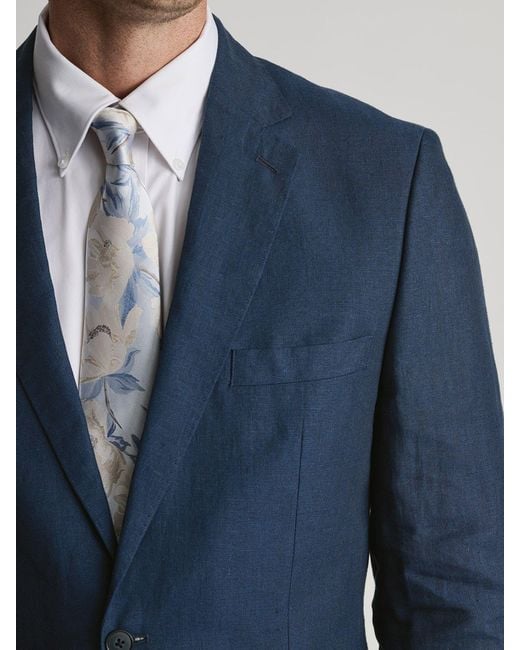 Brook Taverner Blue Tailored Fit Jacket for men