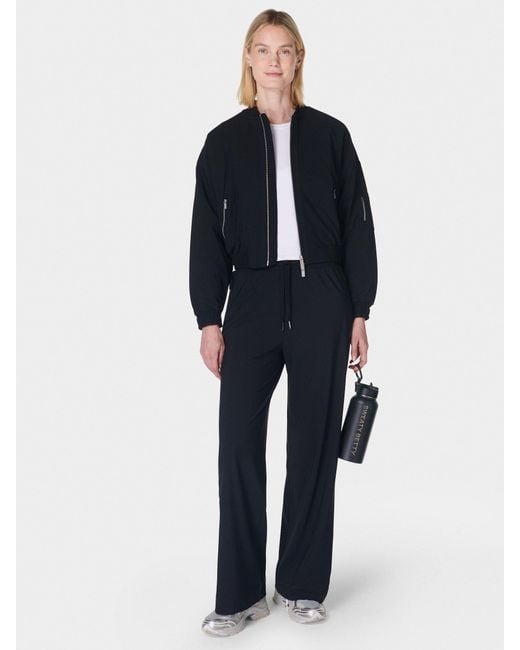 Sweaty Betty Blue 32 Inch Inside Seam Explorer Wide Leg 30 Trousers