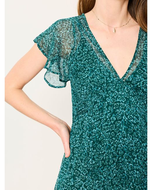 FatFace Green Fatface V & A Fatface Maisie Petite Maxi Dress