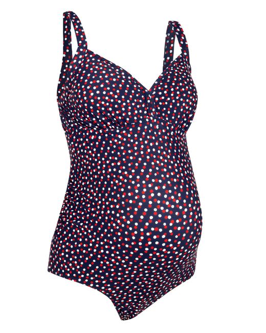 Jojo Maman Bébé Purple Umstandsmode Badeanzug