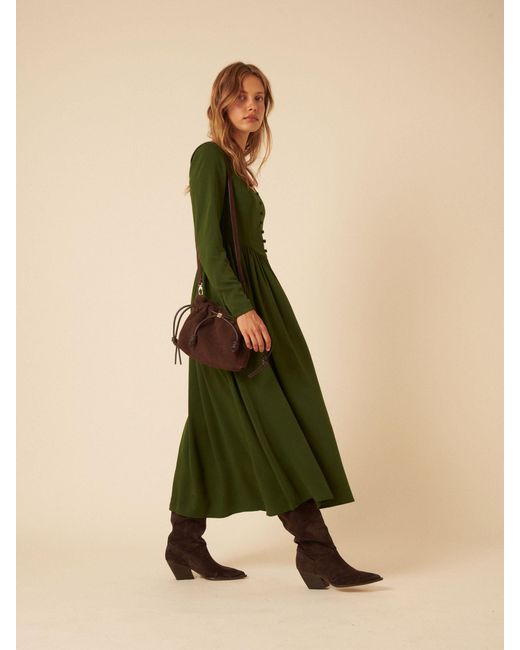 Nobody's Child Women's Green Nobodys Child Cora Long Sleeve Midi Dress - www.disolcolor.com Nobody's Child Women's Green Nobodys Child Cora Long Sleeve Midi Dress - www.disolcolor.com
