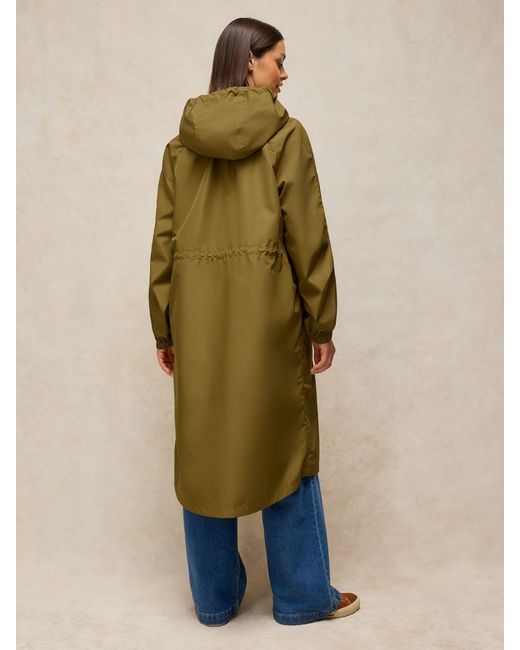 White Stuff Green Marielle Showerproof Coat