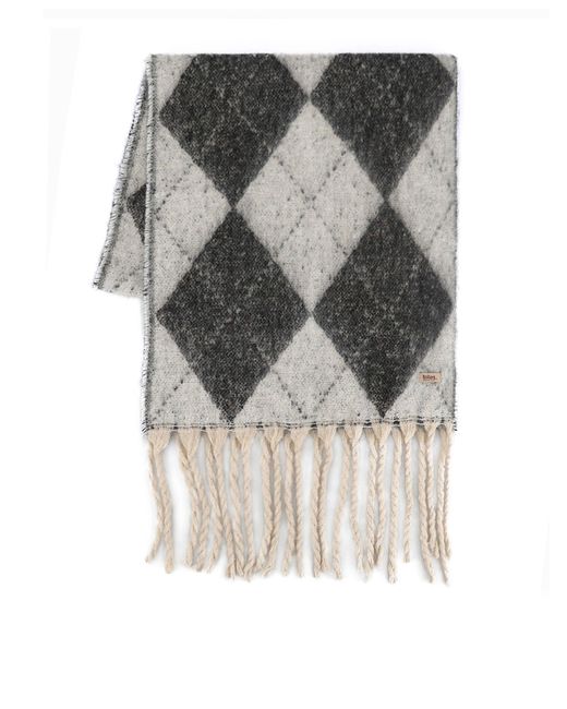 Totes Gray Chunky Brushed Scarf