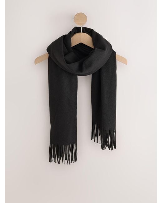 Next Black Midweight Scarf