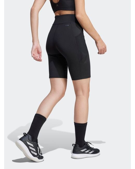 Adidas Blue Tennis Climacool Match Short Leggings