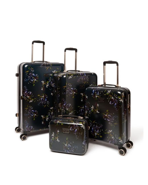 Ted Baker Black Midnight Bloom Cabin Case