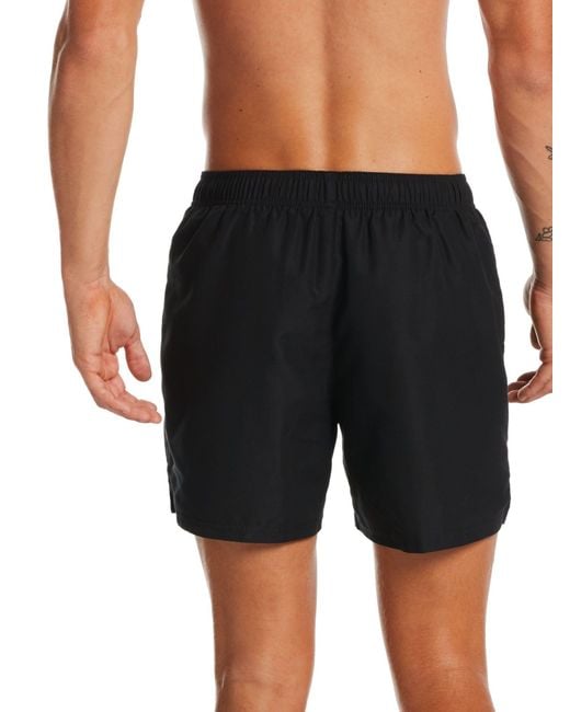 Nike Black 5 Inch Essential Volley Swim Shorts for men