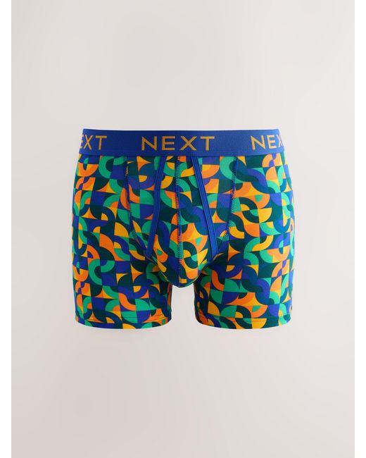 Next Blue A-Front Boxers 5 Pack for men