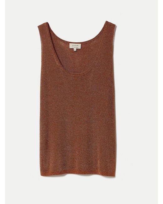 Jigsaw Brown Scoop Tank