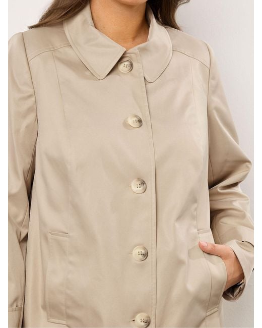 Evans Natural Trench Coat
