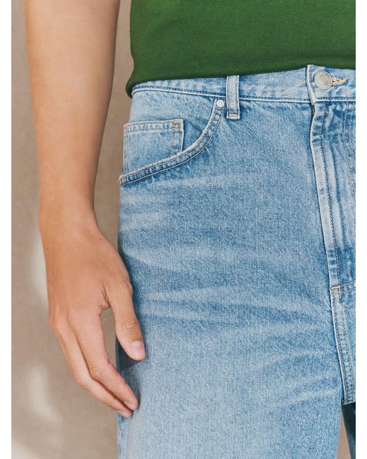 Next Blue Edit Jort Denim Shorts for men