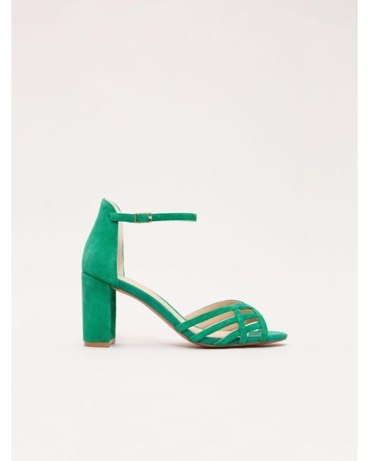 Phase Eight Green Phase Eight High Block Sandals