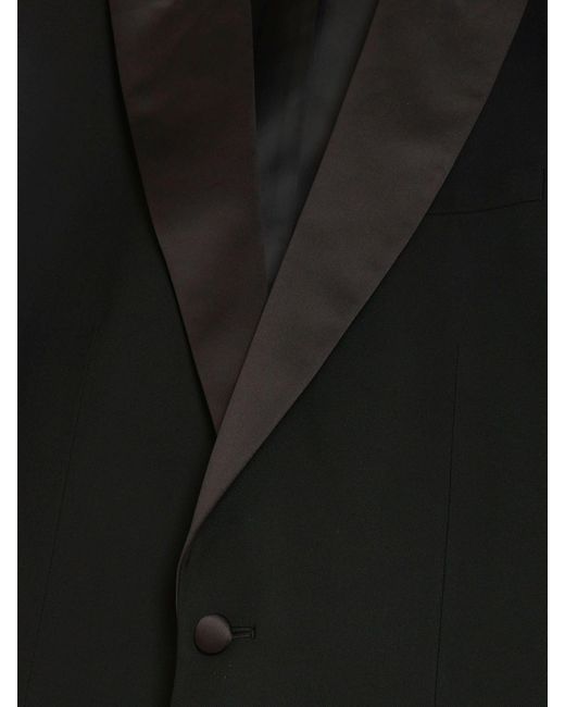 River Island Plain Slim Tux Jacke in Blue für Herren