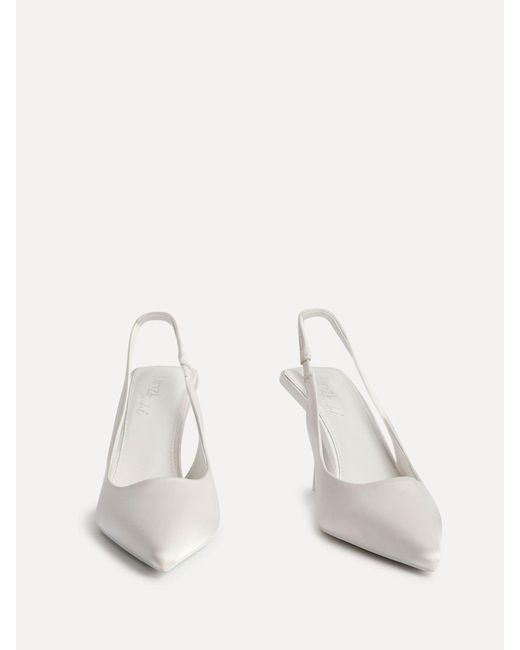 Linzi Black Matched Bridal Sling Back Court Heels