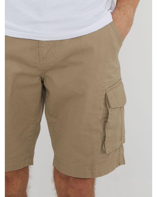 Threadbare Natural Cargo Shorts for men