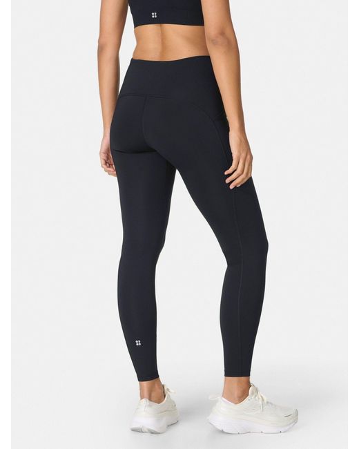 Sweaty Betty Blue 7/8 Length Winter Power Leggings