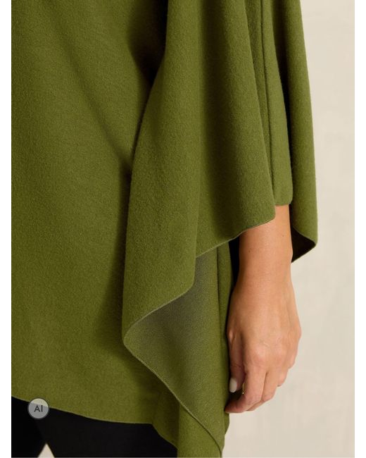 Evans Green Flat Cape Top