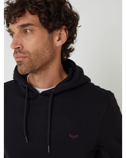 Threadbare Black Hoodie for men