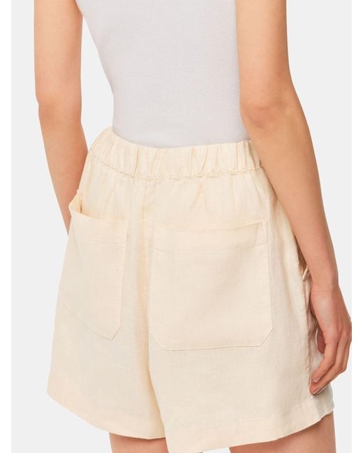 Whistles Natural Elasticated Shorts