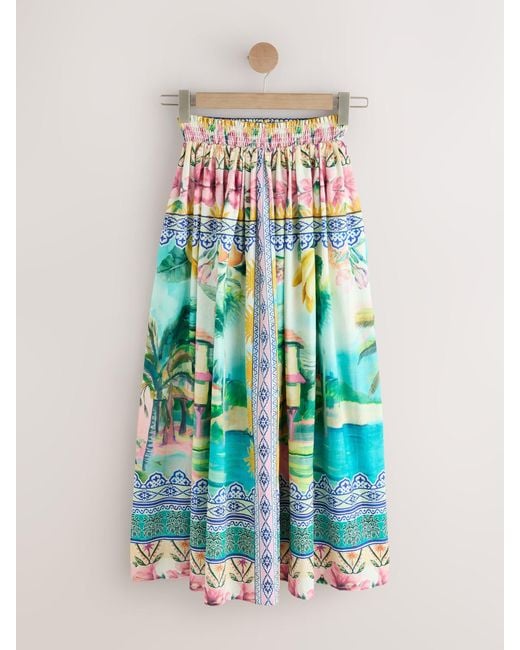 Next Blue Full Skirt