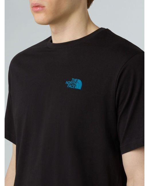 The North Face Black Nse Slopes Graphic Relaxed Fit T-Shirt for men