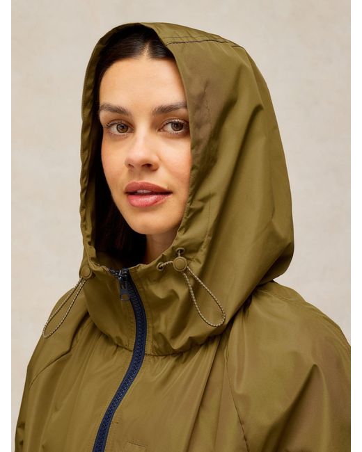 White Stuff Green Marielle Showerproof Coat