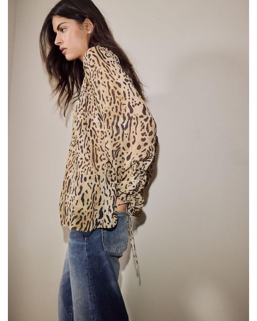BHOEM Natural Buttoned Blouse
