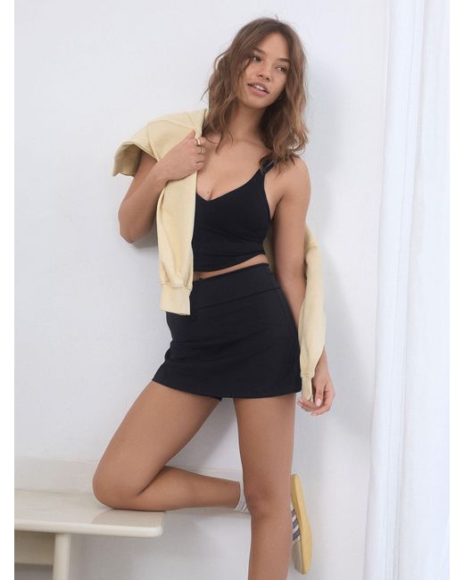 Self Black Tennis Skirt