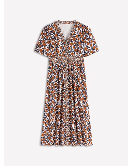 Boden Brown Natalia Jersey Tea Dress