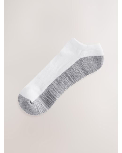 Next White Cushioned Trainers Socks 10 Pack for men